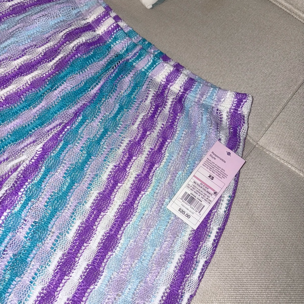 Wild Fable Purple and Blue Wide Leg Pants - Picture 3 of 3